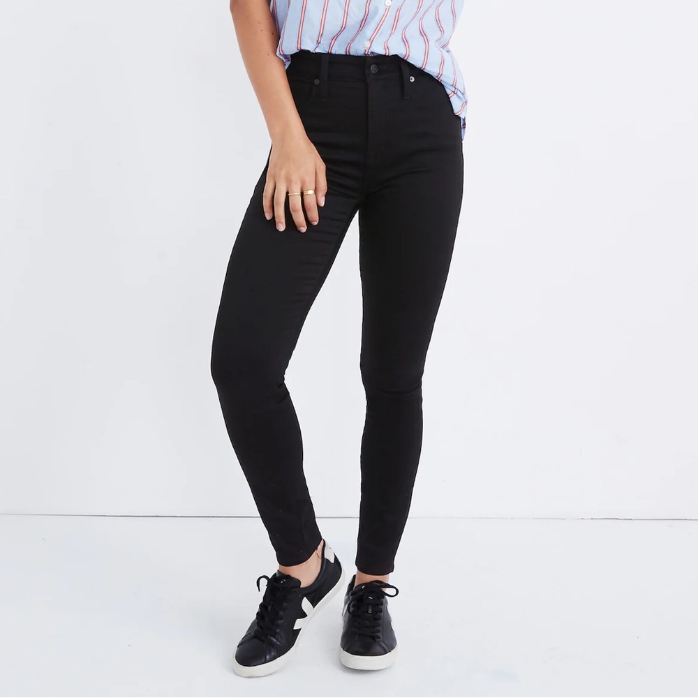 Madewell Curvy High-Rise Carbondale Wash Skinny Jeans